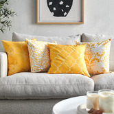 Palatial Designs 4 Piece Flannel Decorative Cushion Cover Set