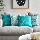Luxton 4 Piece Flannel Decorative Cushion Cover Set