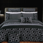 Palatial Designs Grey Dursley Quilt Cover Set