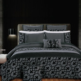 Palatial Designs Grey Dursley Quilt Cover Set