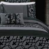 Palatial Designs Grey Dursley Quilt Cover Set