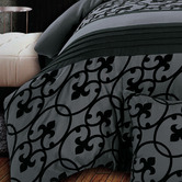 Palatial Designs Grey Dursley Quilt Cover Set