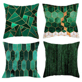 Palatial Designs 4 Piece Green Cushion Cover Set