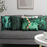 Palatial Designs 4 Piece Green Cushion Cover Set