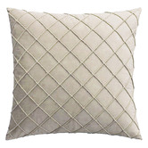 Palatial Designs Diamond Pleated Velvet Cushion Cover