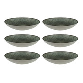 Bonna Olive Lenta 23cm Porcelain Coupe Bowls