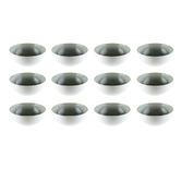 Bonna Black Thar 13.8cm Porcelain Deep Bowls