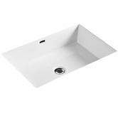 Oliveri Oslo Rectangular Undermount Bathroom Basin