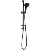 Oliveri Matte Black Rome Hand-Held Shower with Rail
