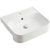 Oliveri Dublin Semi-Recessed Bathroom Basin