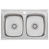 Oliveri Endeavour Double Stainless Steel Kitchen Sink