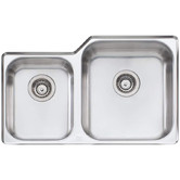 Oliveri Nu-Petite 790mm 1 &amp; &frac34; Stainless Steel Right Hand Kitchen Sink