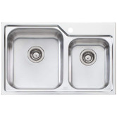 Oliveri Nu-Petite 770mm 1 &amp; &frac34; Stainless Steel Kitchen Sink