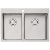 Oliveri Apollo 750mm 1 &amp; &frac34; Brushed Stainless Steel Right Hand Kitchen Sink