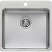Oliveri Sonetto 520mm Topmount Single Stainless Steel Kitchen Sink