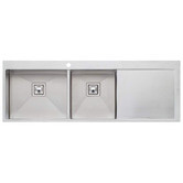 Oliveri Professional Series 1450mm  1 &amp; &frac34; Stainless Steel Kitchen Sink with Right Drainer
