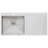 Oliveri Professional Series 1040mm  Single Stainless Steel Kitchen Sink with Right Drainer