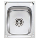 Oliveri Martini 410mm Topmount Single Stainless Steel Kitchen Sink