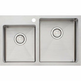 Oliveri Apollo 750mm 1 &amp; &frac34; Stainless Steel Right Hand Kitchen Sink