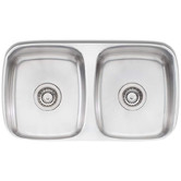 Oliveri Endeavour 750mm Undermount Double Kitchen Sink