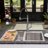 Oliveri Apollo 750mm 1 &amp; &frac34; Stainless Steel Left Hand Kitchen Sink