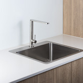 Oliveri Sonetto 520mm Topmount Single Stainless Steel Kitchen Sink