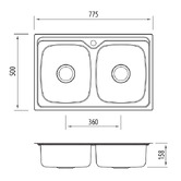 Oliveri Endeavour Double Stainless Steel Kitchen Sink