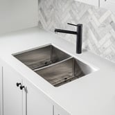 Oliveri Spectra 780mm Double Stainless Steel Kitchen Sink