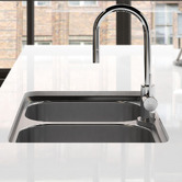 Oliveri Diaz 770mm Double Stainless Steel Kitchen Sink