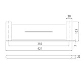 Oliveri Madrid Bathroom Shelves