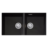 Oliveri Santorini 860mm Undermount Double Kitchen Sink