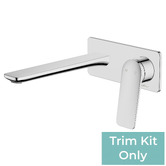 Oliveri Paris 200mm Bath/Basin Wall Mixer Set Trim Kit Only