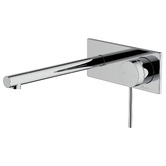 Oliveri Venice 200mm Bath/Basin Straight Wall Mixer Set