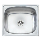 Oliveri Marco 630mm Single Stainless Steel Laundry Sink