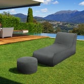 Milkcan Products Luxury Outdoor Round Ottoman Cover