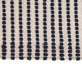 Milkcan Products Blue Evie Woven Cotton Rug