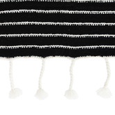 Milkcan Products Luxe Striped Tassel Throw