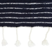 Milkcan Products Luxe Striped Tassel Throw