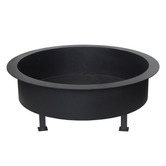 Milkcan Products Kalahari 80 Black Fire Pit