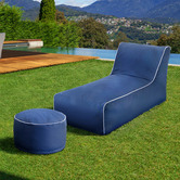 Milkcan Products Luxury Outdoor Round Ottoman Cover