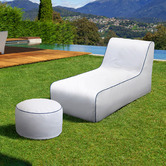 Milkcan Products Luxury Outdoor Round Ottoman Cover