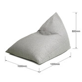 Milkcan Products Corbi Cotton-Blend Bean Bag Cover