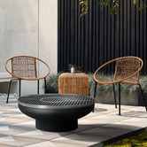Milkcan Products Phoenix 80 Black Fire Pit