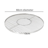 Milkcan Products 82cm Stainless Steel Fire Pit Grill