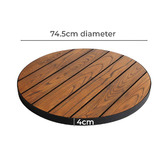 Milkcan Products Ash Wood Fire Pit Tabletop