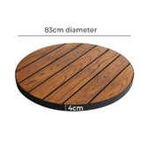 Milkcan Products Ash Wood Fire Pit Tabletop