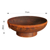 Milkcan Products Gobi Rustic Fire Pit