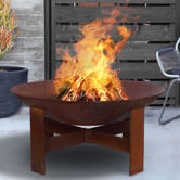 Milkcan Products Sierra 80 Rust Fire Pit