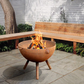 Milkcan Products Cauldron 70 Rust Fire Pit