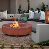 MilkcanProducts Montana 100 Rust Fire Pit | Temple & Webster